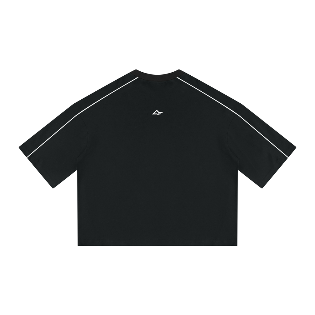 Unisex Heavyweight Boxy Piping T-Shirt