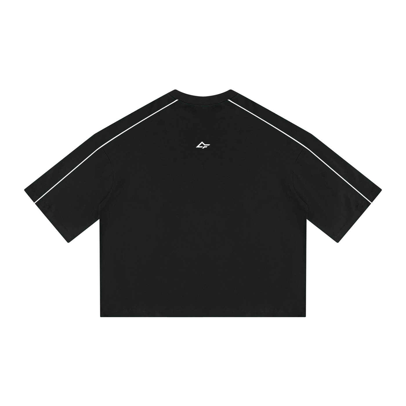 Unisex Heavyweight Boxy Piping T-Shirt