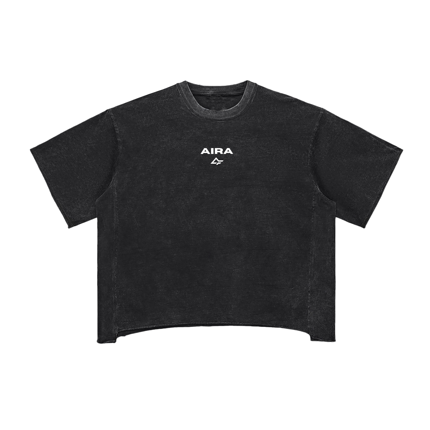 Raw Edge Snow Washed Boxy T-Shirt